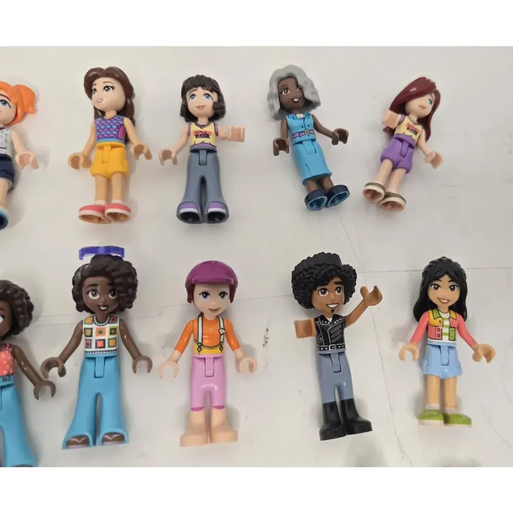 Lot of 27 Lego Friends Dolls & Accessories Minifigure Dog Cat Girl Kids